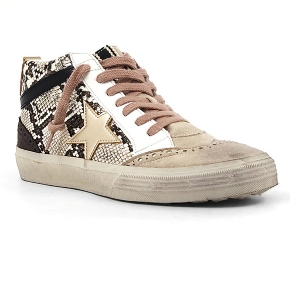 ShuShop Paulina Sneaker in Snake LIKE NEW